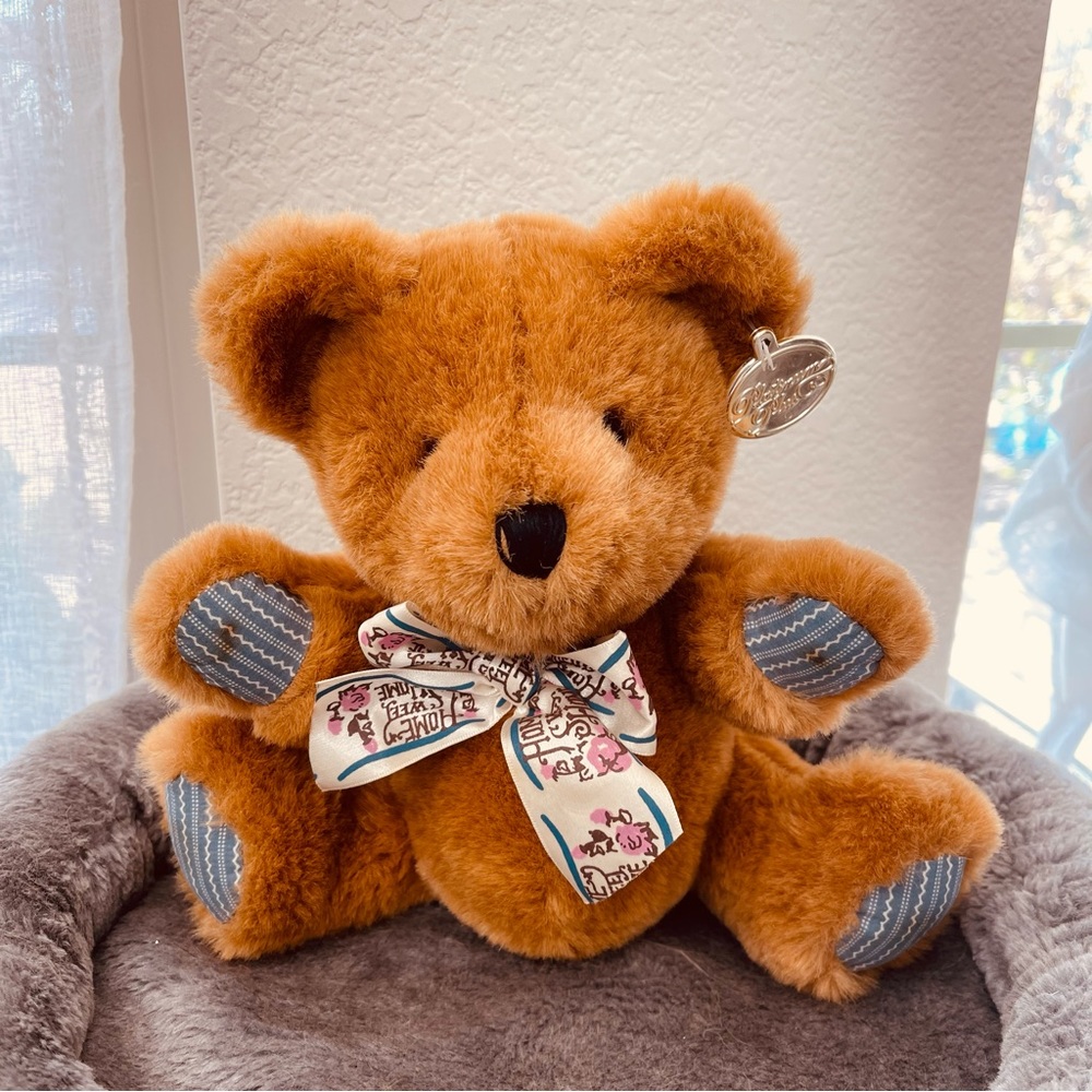 Vintage Home sweet Home Teddy Bear